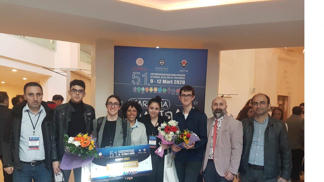 Tübitak 51. Lise Öğrencileri Araştırma Projeleri Yarışması İstanbul Asya Bölge Finali Ataşehir Dereceleri