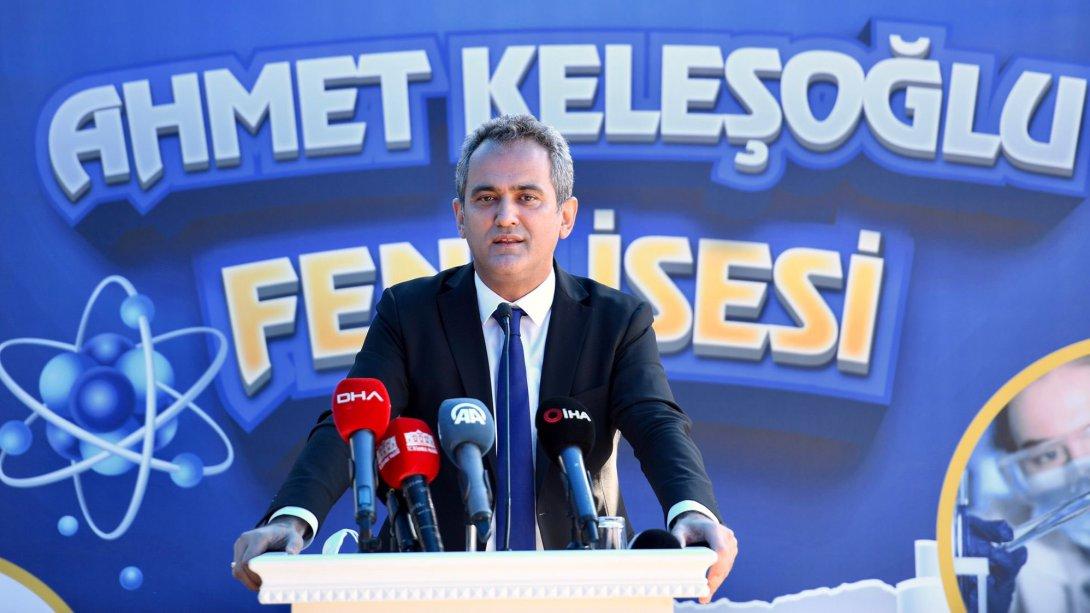 Ahmet Keleşoğlu Fen Lisesi Temel Atma Töreni Yapıldı.