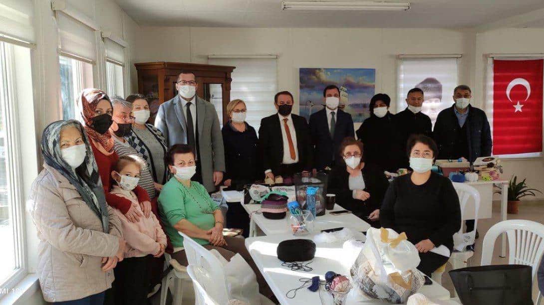 İl ve İlçe Şube Müdürlerimiz Ataşehir Halk Eğitim Merkezi Kursları Ziyaret Etti