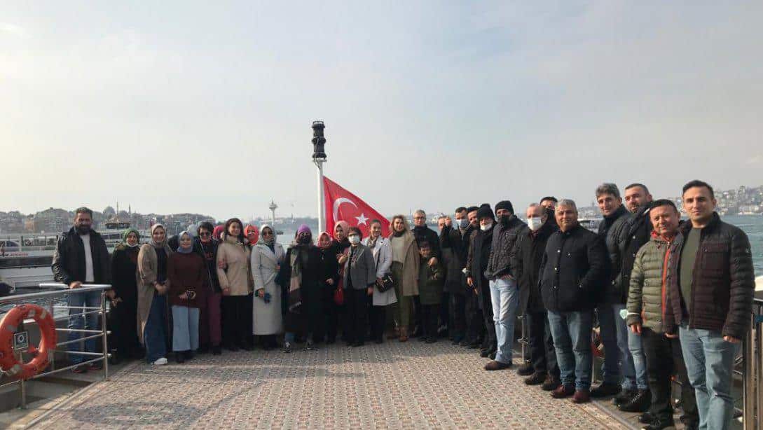  Öğretmeniyle Güzel İstanbul Projesi Kapsamında Öğretmenlerimizle Boğaz Gezisindeydik