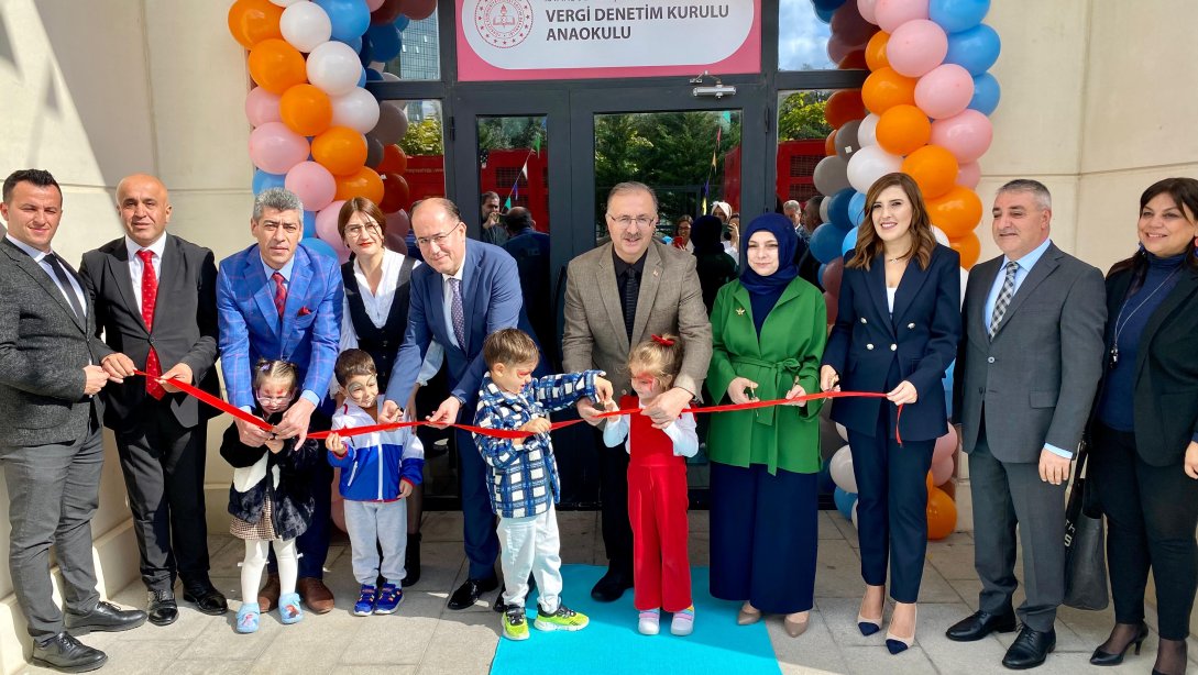 Ataşehir Vergi Denetim Kurulu Anaokulu, Ataşehir Kaymakamı Sayın Bekir DINKIRCI'nın Katılımıyla Açıldı.